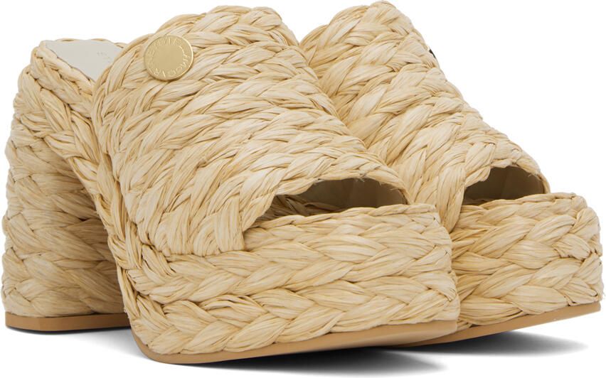 Stella McCartney Beige Skyla Heeled Sandals - Picture 2