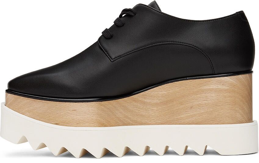 Stella McCartney Black Elyse Derbys - Picture 2