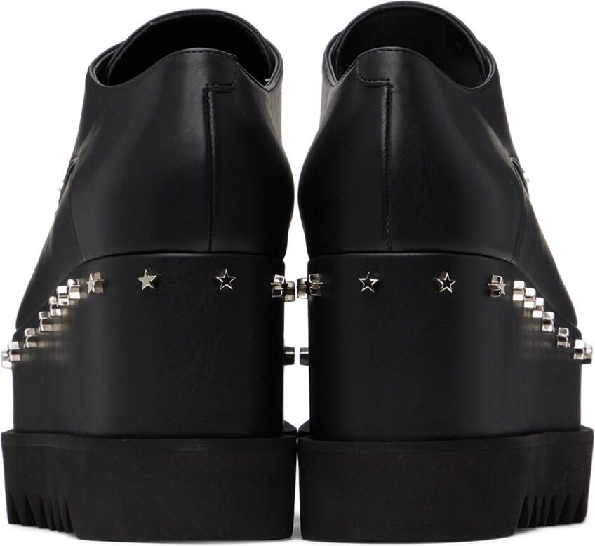 Stella McCartney Black Elyse Faux-Leather Derbys