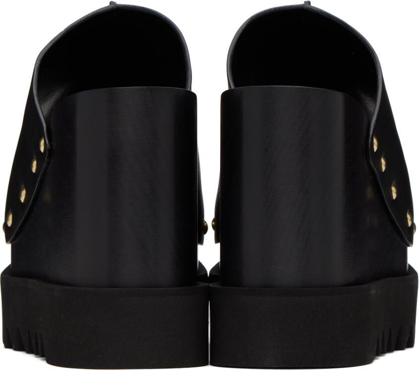Stella McCartney Black Elyse Studded Heeled Sandals