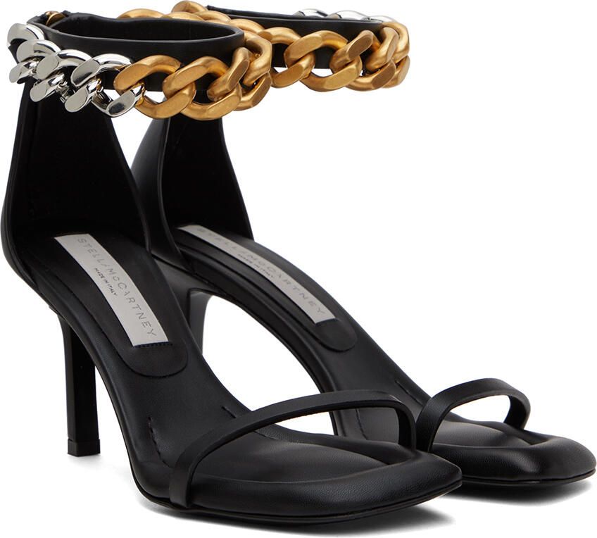 Stella McCartney Black Falabella Heels - Picture 2