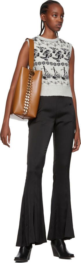 Stella McCartney Black Faux-Leather Cowboy Boots - Picture 4