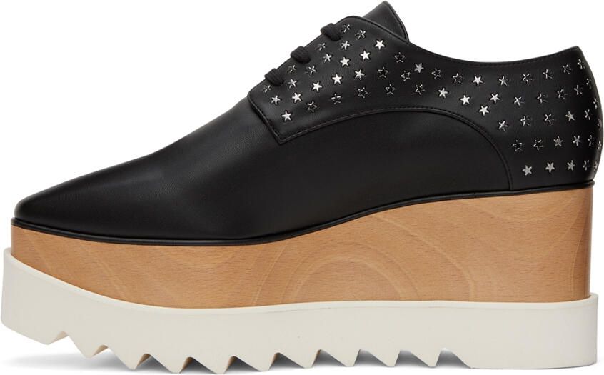 Stella McCartney Black Mini Star Elyse Oxfords - Picture 3