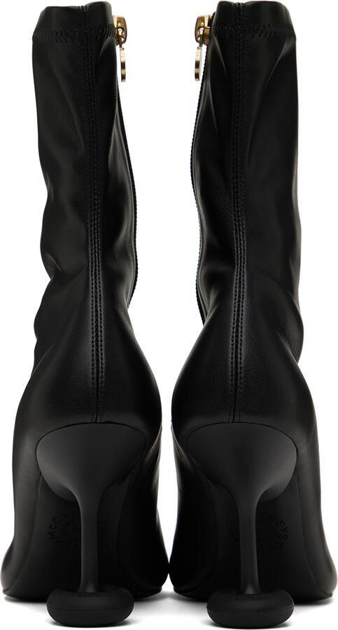Stella McCartney Black Shroom Heel Boots - Picture 5