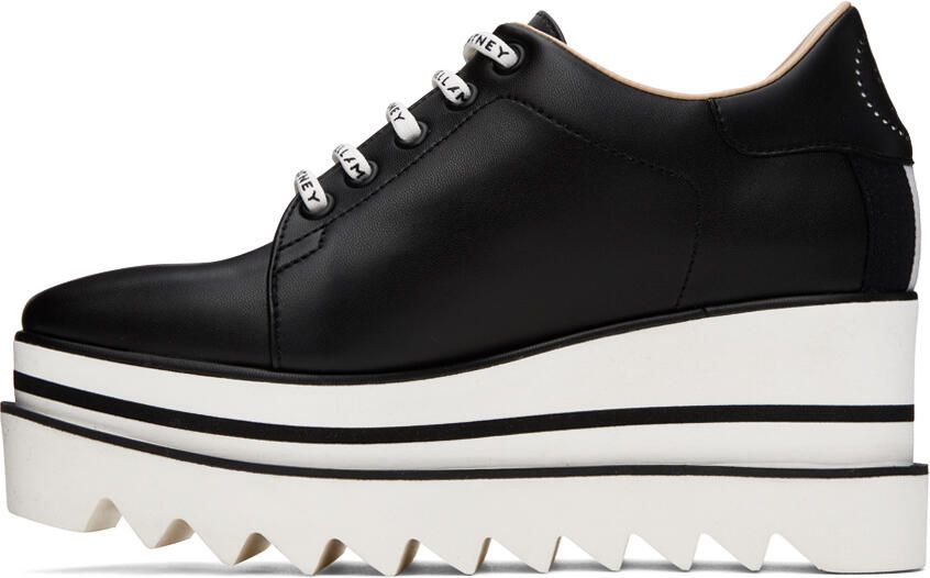 Stella McCartney Black Sneak-Elyse Derbys - Picture 3