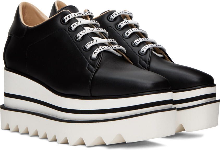 Stella McCartney Black Sneak-Elyse Derbys - Picture 2
