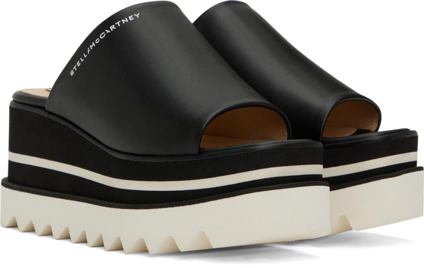 Stella McCartney Black Sneak-Elyse Sandals