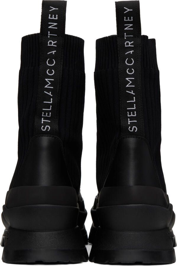 Stella McCartney Black Trace Biker Boots - Picture 3