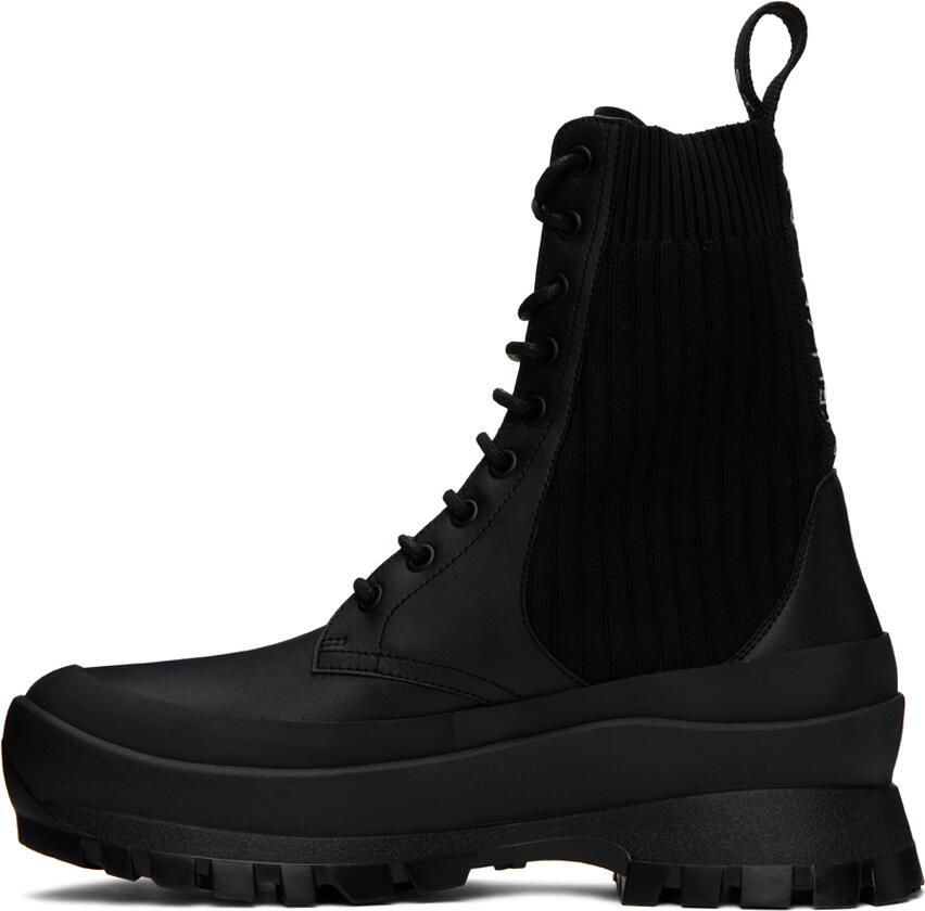 Stella McCartney Black Trace Biker Boots - Picture 2