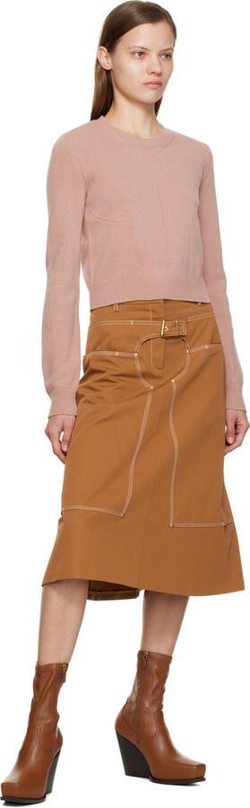 Stella McCartney Brown Cowboy Ankle Boots - Picture 4