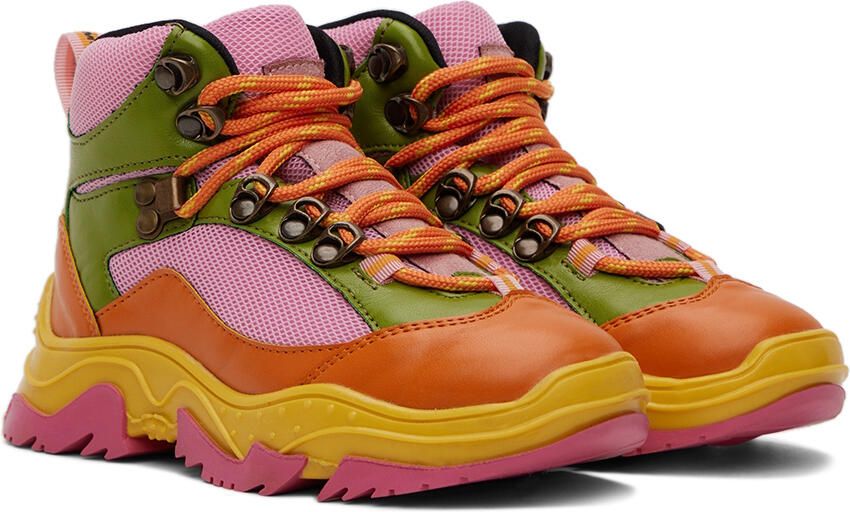 Stella McCartney Kids Multicolor Hiking Boots - Picture 2