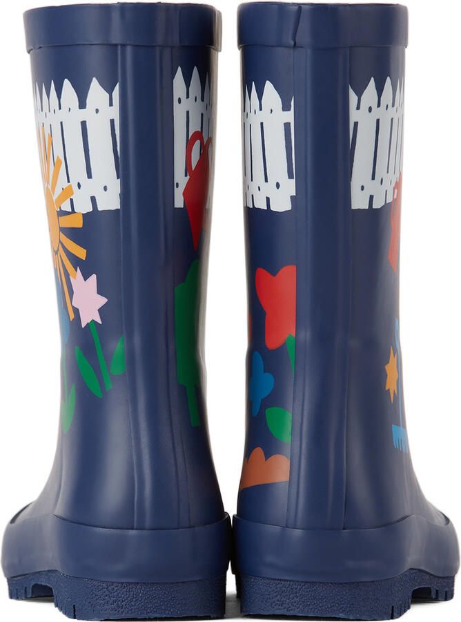 Stella McCartney Kids Navy Gardening Waterproof Rain Boots - Picture 3