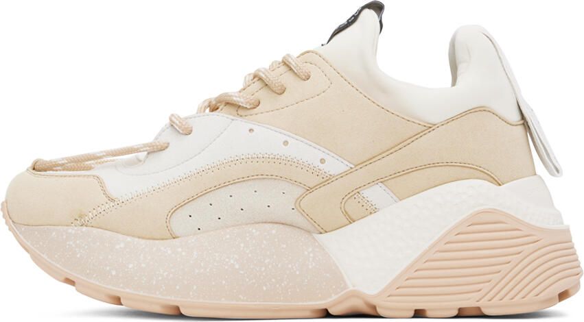Stella McCartney Beige & White Eclypse Sneakers - Picture 6