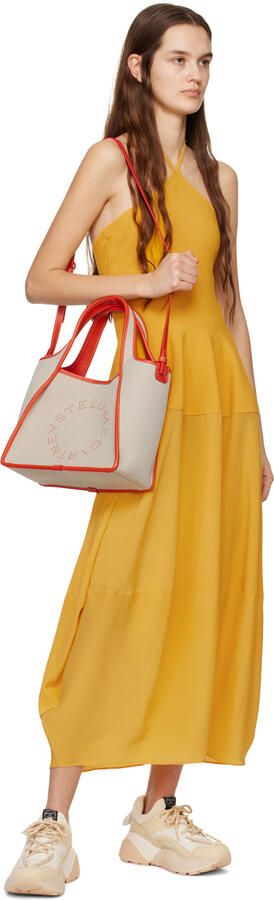 Stella McCartney Beige & White Eclypse Sneakers - Picture 4