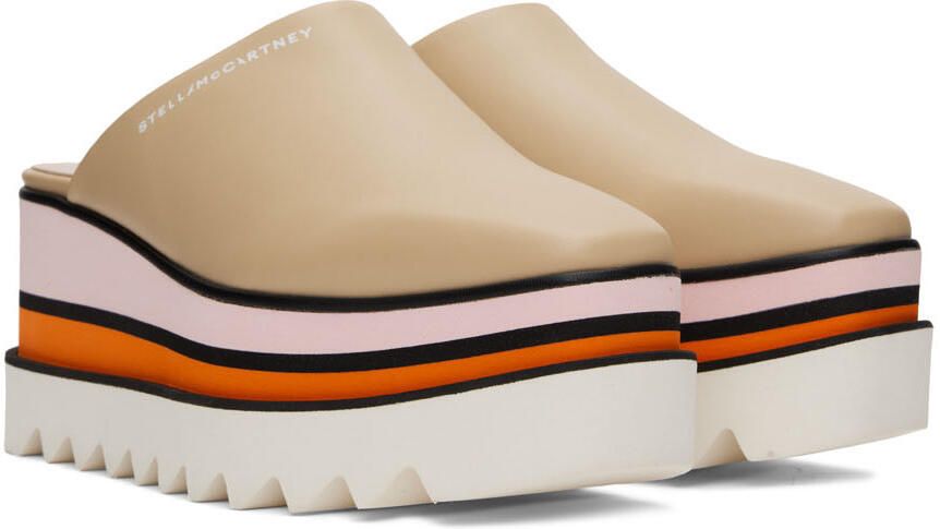 Stella McCartney Tan Sneak-Elyse Platform Loafers - Picture 2