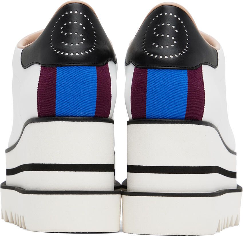 Stella McCartney White Sneak-Elyse Derbys