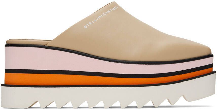 Stella McCartney Tan Sneak-Elyse Platform Loafers - Picture 4