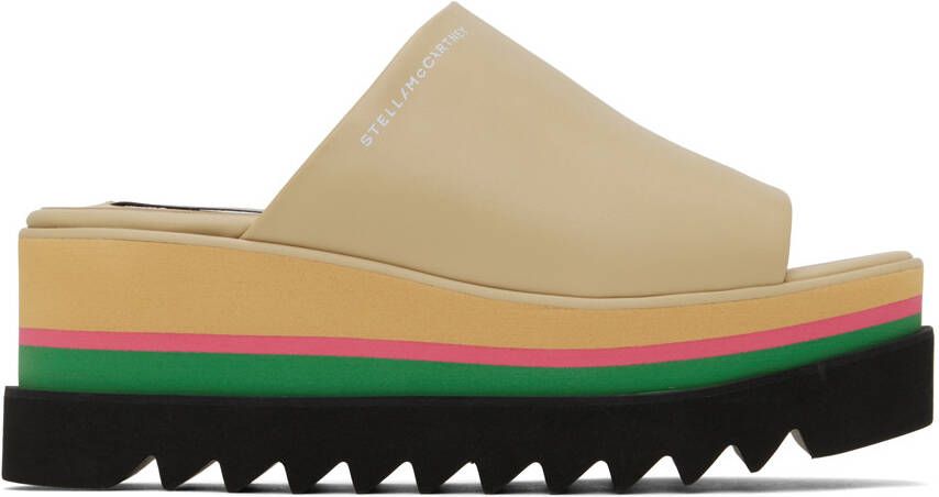 Stella McCartney Tan Sneak-Elyse Sandals - Picture 5