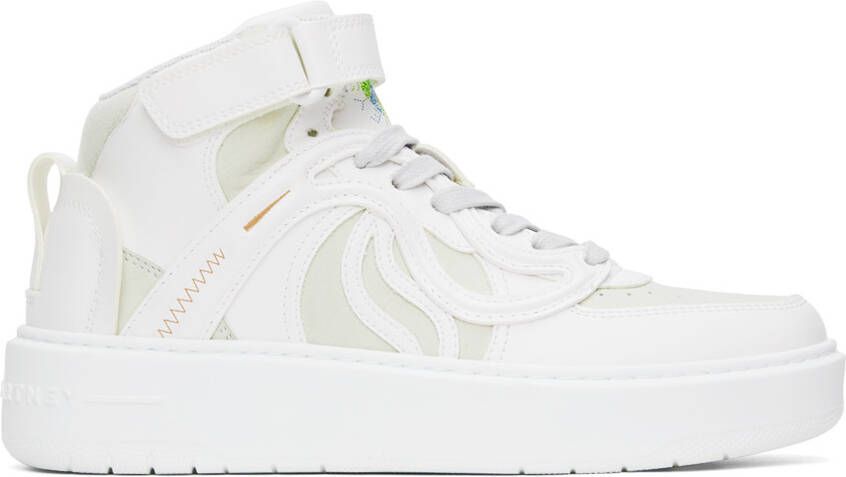 Stella McCartney White & Gray S-Wave 2 Sneakers - Picture 5