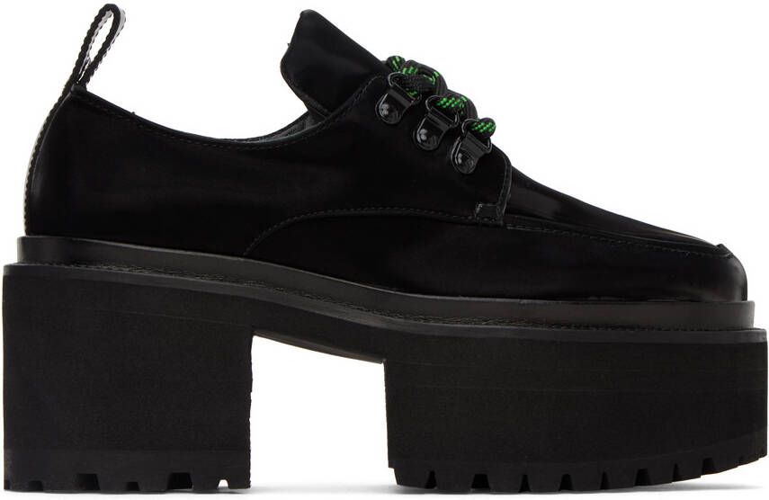Stine Goya Black Elly Oxfords - Picture 5