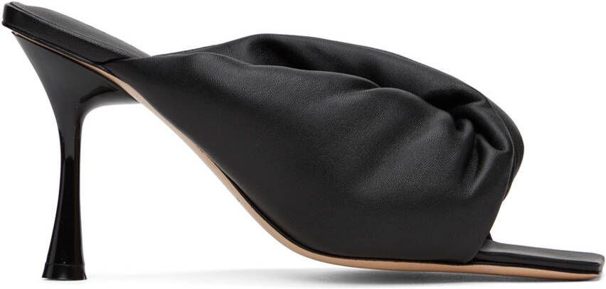 Studio Amelia Black Croissant 90 Heeled Sandals - Picture 5