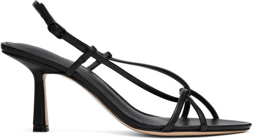 Studio Amelia Black Entwined 70 Heeled Sandals - Picture 5