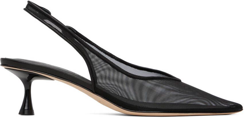 Studio Amelia Black Razor 50 Heels - Picture 5