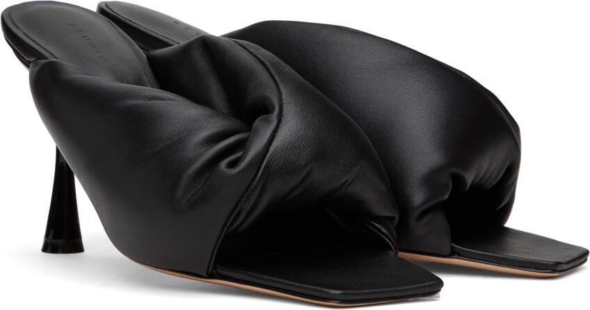 Studio Amelia Black Croissant 90 Heeled Sandals - Picture 2