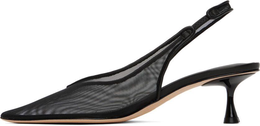 Studio Amelia Black Razor 50 Heels - Picture 3