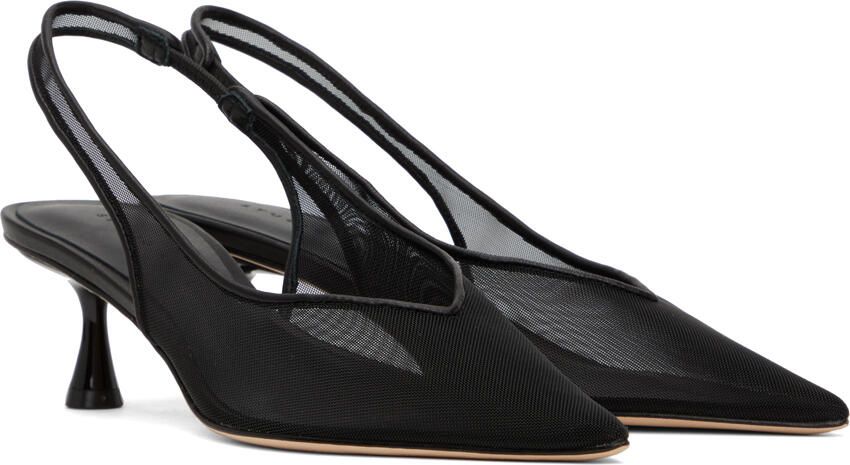 Studio Amelia Black Razor 50 Heels - Picture 2