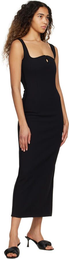 Studio Amelia Black Twisted Front 10 Flat Sandals - Picture 3