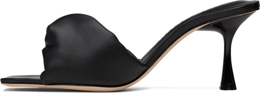 Studio Amelia Black Twisted Front 70 Heeled Sandals - Picture 3