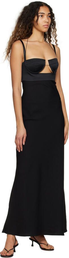 Studio Amelia Black Wishbone 50 Heeled Sandals - Picture 9