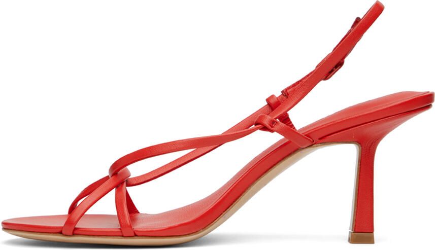 Studio Amelia Red Entwined 70 Heeled Sandals - Picture 3