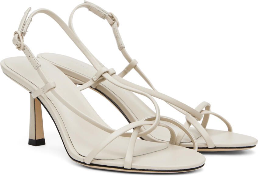 Studio Amelia Taupe Entwined 70 Heeled Sandals - Picture 2