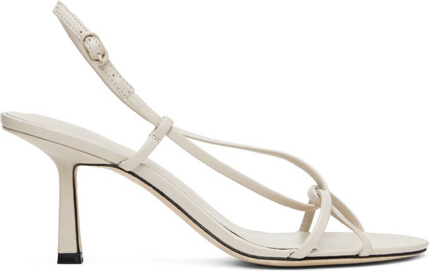 Studio Amelia Taupe Entwined 70 Heeled Sandals - Picture 5