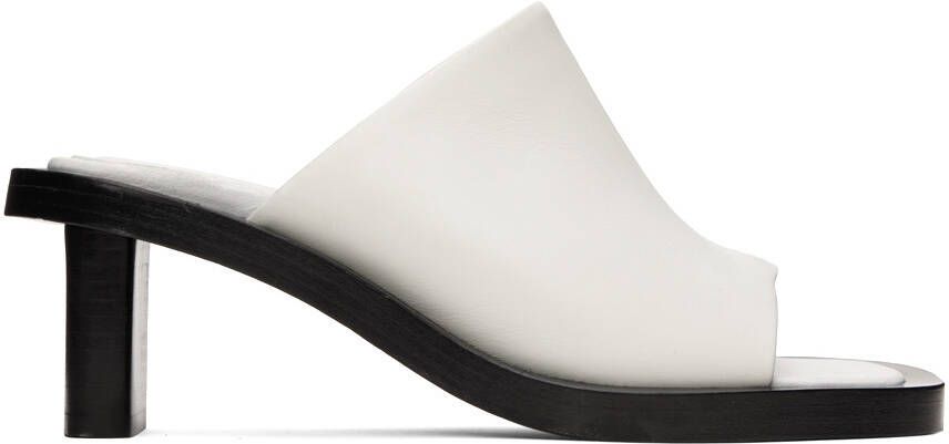 Studio Nicholson Off-White Cube Sandals - Picture 5