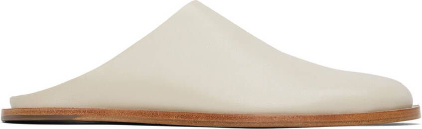 Studio Nicholson Off-White Ty Mules