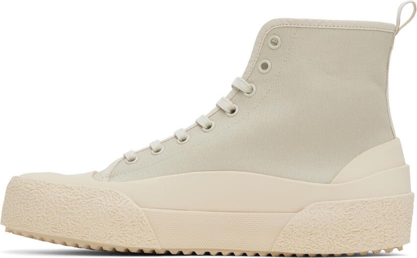 Studio Nicholson Beige Numbers Sneakers - Picture 3