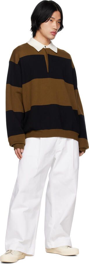 Studio Nicholson Beige Numbers Sneakers - Picture 4