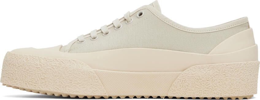 Studio Nicholson Beige Sharp Sneakers - Picture 6