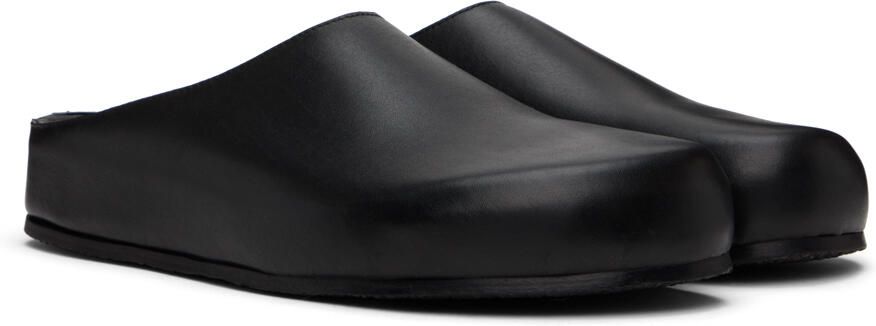 Studio Nicholson Black Wearing Clogs - Picture 2