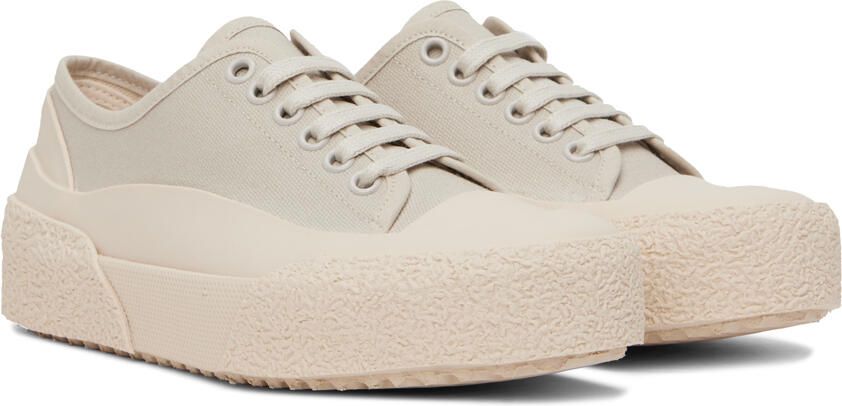 Studio Nicholson Beige Sharp Sneakers - Picture 3