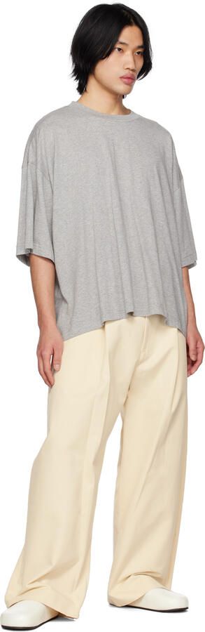 Studio Nicholson White Wearing Clogs - Picture 3