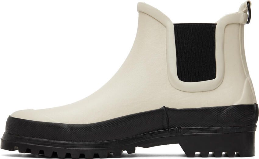 Stutterheim Off-White Rainwalker Chelsea Boots - Picture 3
