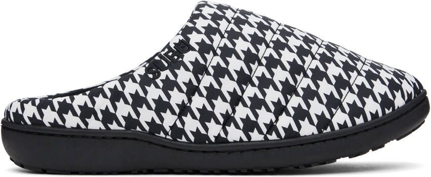 SUBU Black & White Permanent Slippers