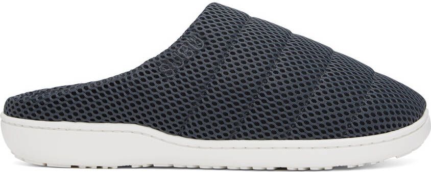 SUBU Gray Quilted Slippers