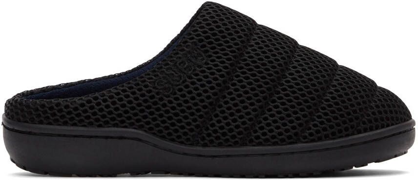 SUBU SSENSE Exclusive Black Quilted Slippers - Picture 5