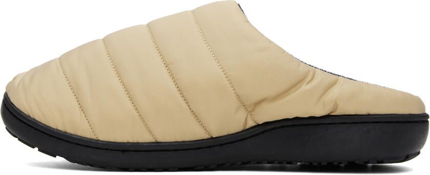 SUBU Beige Quilted Slippers - Picture 3