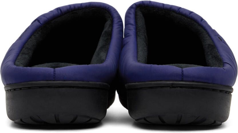 SUBU Navy Quilted Slippers